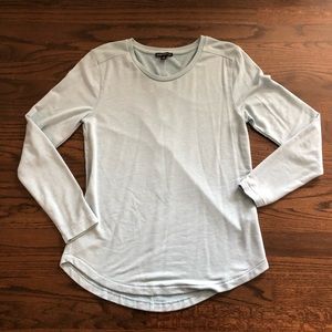 J crew light blue long sleeve tee